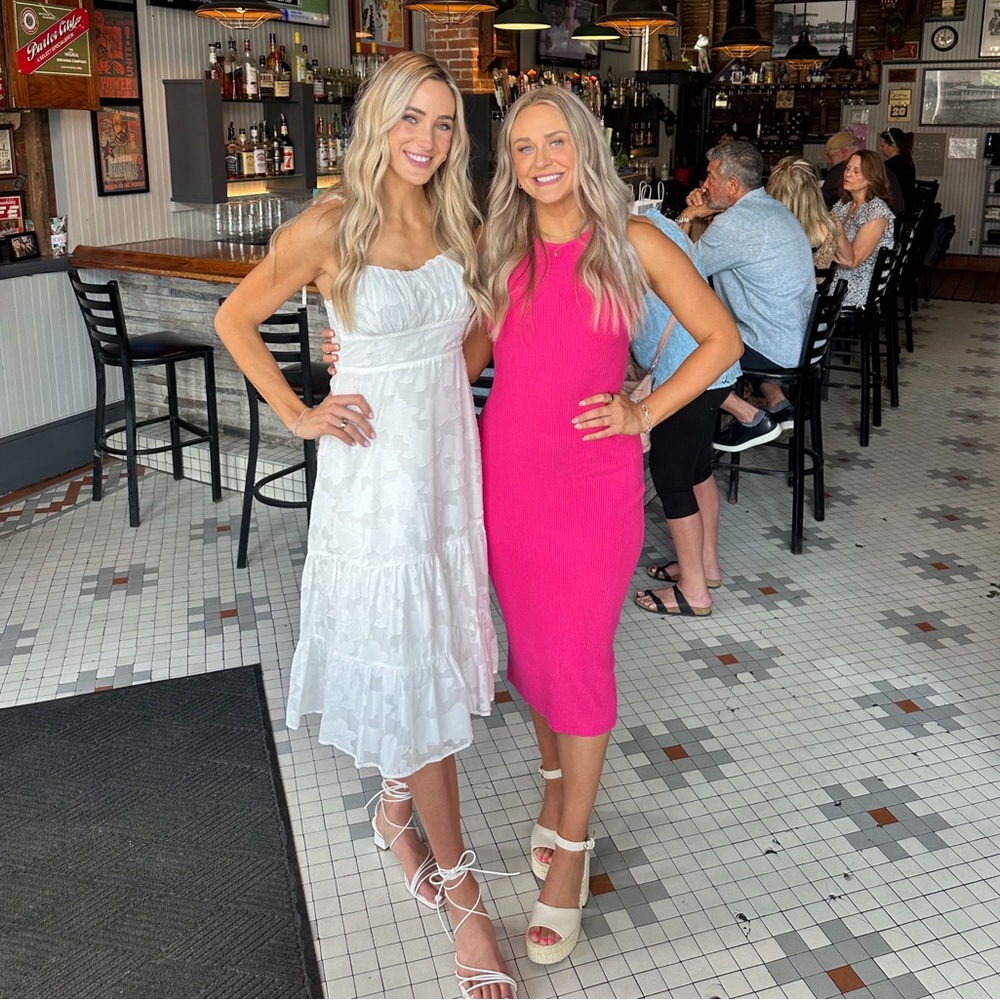 Lulu's White Midi Dress - Picture 4 of 4